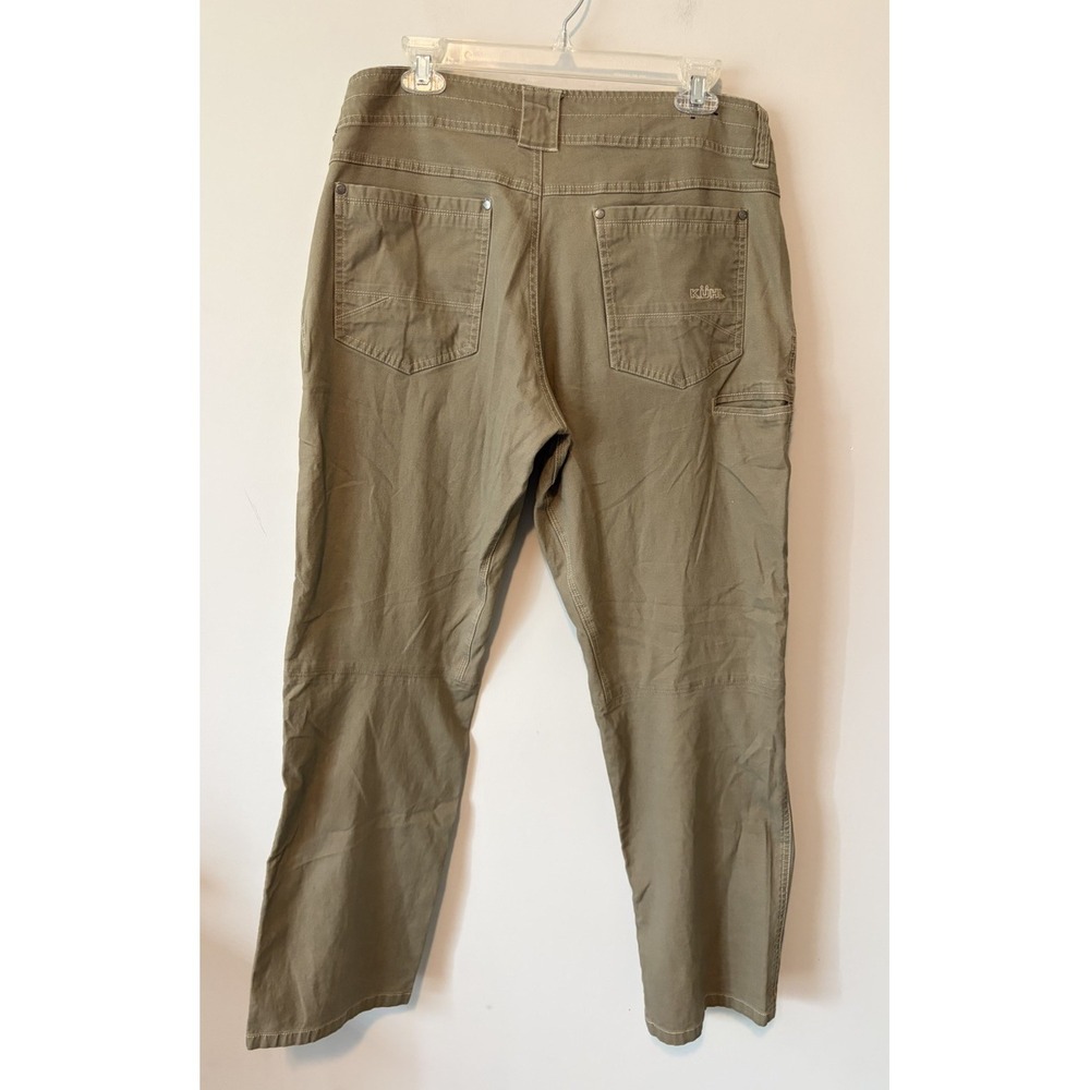 Kuhl Pants Mens Sz 38x30 Tan Kanvus Jean Canvas Patina Dye Outdoor Hiking EUC - Picture 3 of 7